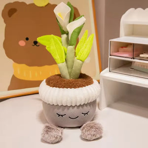 Potted Plush Artificial Plants (30 cm)