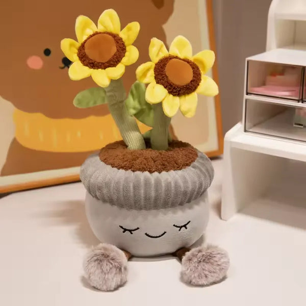 Potted Plush Artificial Plants (30 cm)