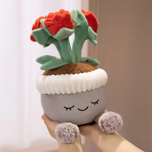 Potted Plush Artificial Plants (30 cm)