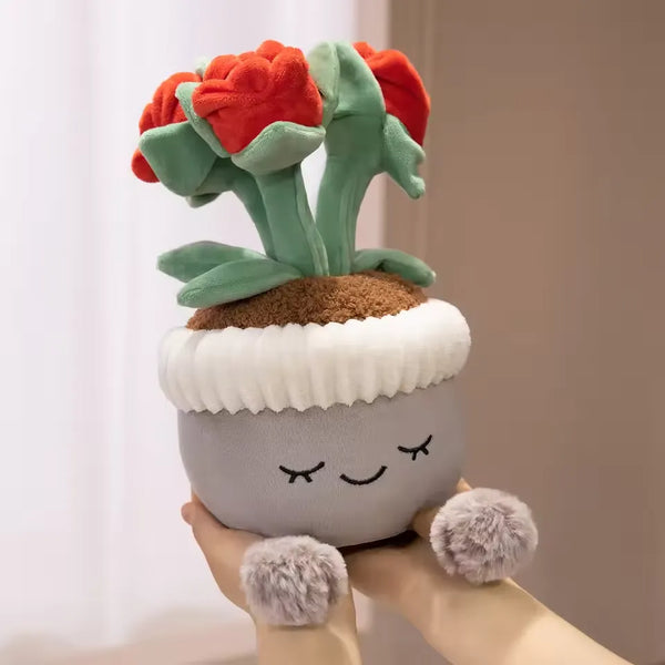 Potted Plush Artificial Plants (30 cm)