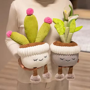 Potted Plush Artificial Plants (30 cm)