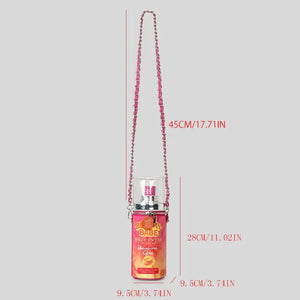 Beach-Babe Novelty Spray Bottle Crossbody Bag
