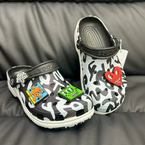 Iconic Haring Pop Art Clogs