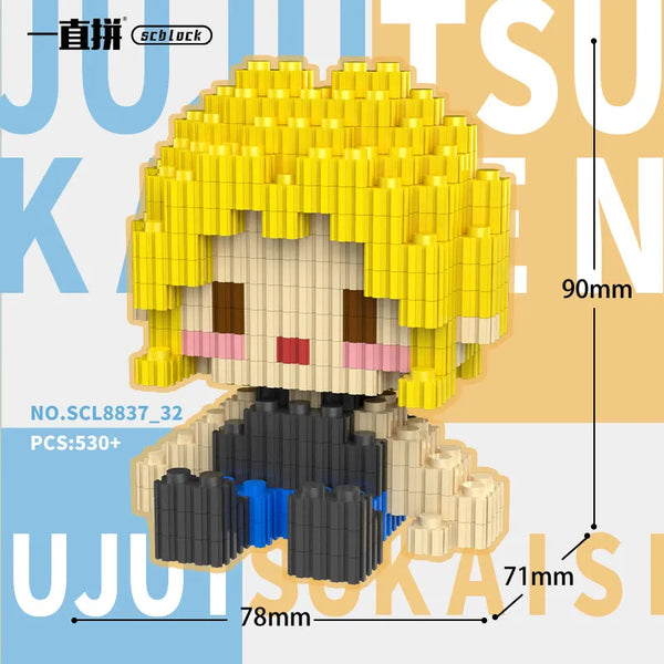 Jujutsu Kaisen Cursed Domain 3D Chibi Micro Blocks