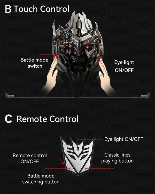Killerbody Megatron Trans4mers Smart Helmet