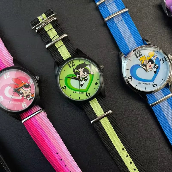Powerpuff Girls Townsville Heroics Analog Watch Blind Box
