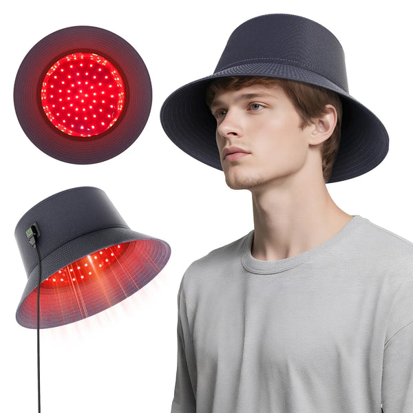 CureMe Red Light Fisherman's Hat