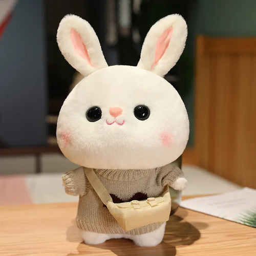 Cozy Dress-Up Bunny Premium Plush Toy (30 cm)