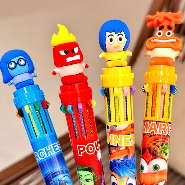 Inside Out Ten Colors Click Ball Pen