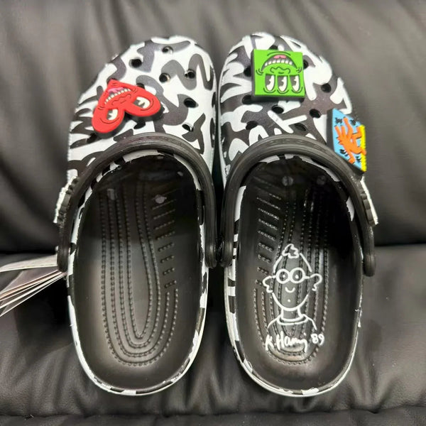 Iconic Haring Pop Art Clogs