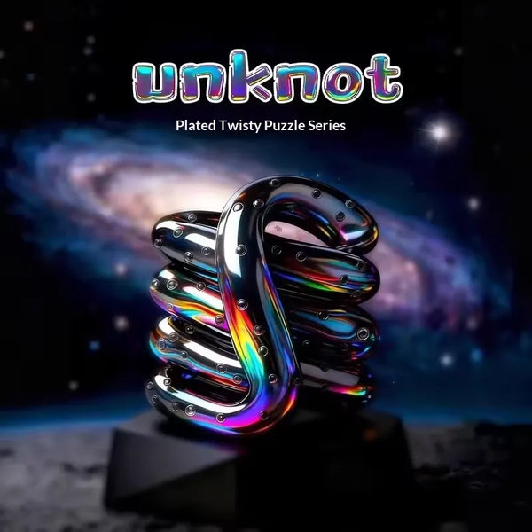 Unknot Electroplated Tangle Fidget Rope