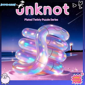 Unknot Electroplated Tangle Fidget Rope