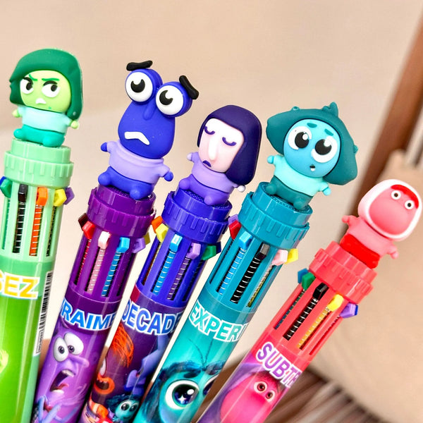 Inside Out Ten Colors Click Ball Pen