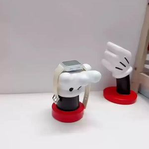 Vintage Mickey Hand Watch Charging Stand
