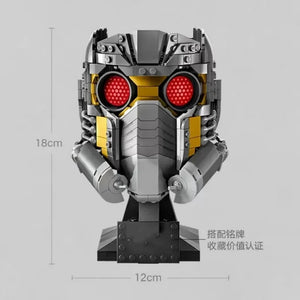 Star Lord Mask Helmet Building Blocks (492 Pcs)