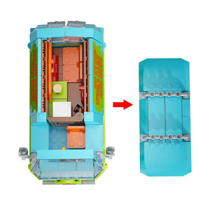 Scooby Doo MOC Mystery Machine Van Blocks (340 Pcs)