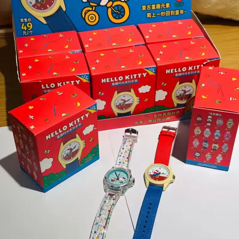 Hello Kitty Childhood Times Analog Watch Mystery Box