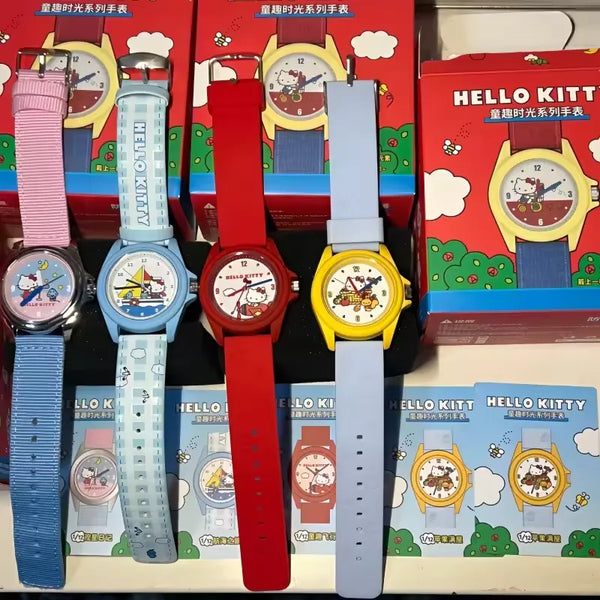 Hello Kitty Childhood Times Analog Watch Mystery Box