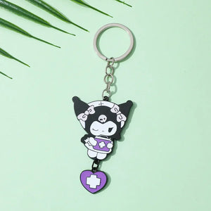 Kuromi Medical Mischief Keychain