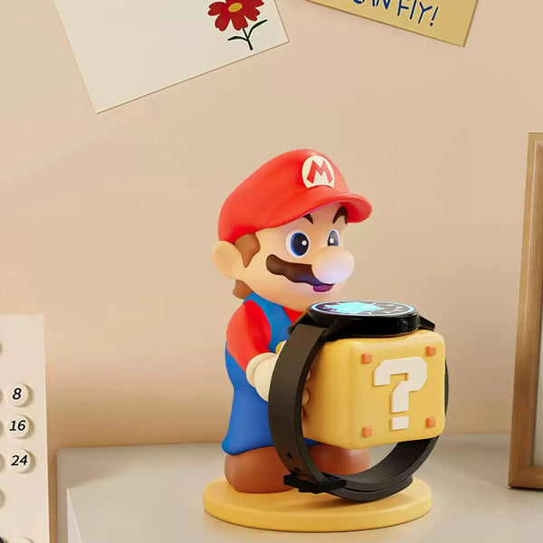 Retro Plumber Mario Watch Charging Stand