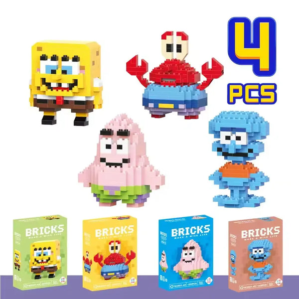 Bricks Bikini Bottom Spongebob Micro Blocks