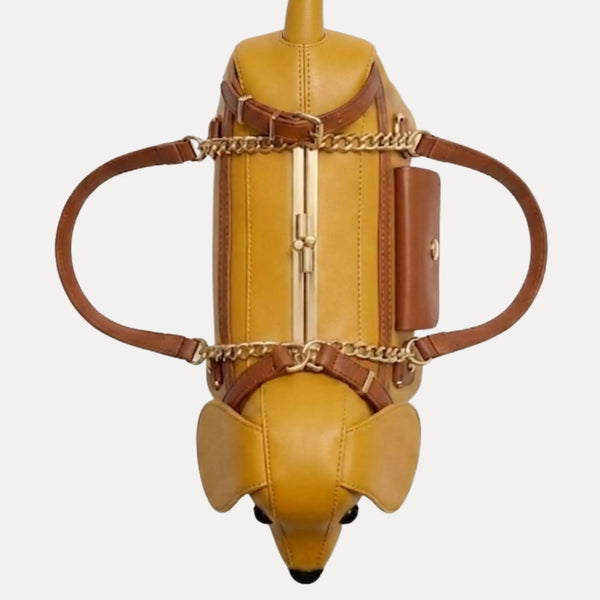 Sculptured Puppy Quirky Handbag