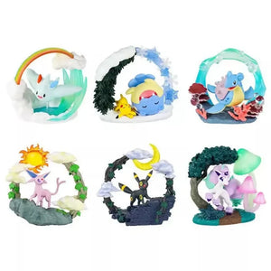 Re-Ment Pokémon Circular Diorama Collection (Set of 6)