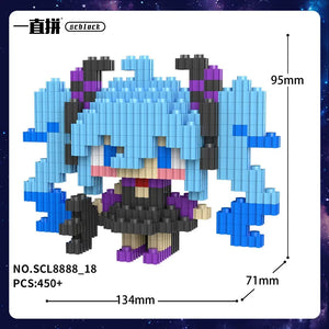 Hatsune Miku Digital Diva SCL8888 3D Chibi Blocks