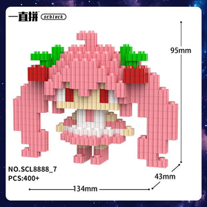 Hatsune Miku Digital Diva SCL8888 3D Chibi Blocks