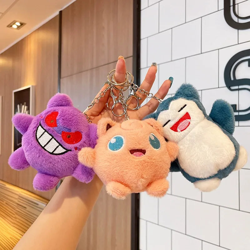 Pokemon Rabbit Fur Plush Keychain