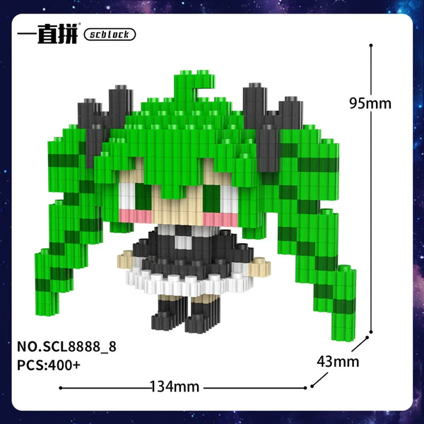 Hatsune Miku Digital Diva SCL8888 3D Chibi Blocks