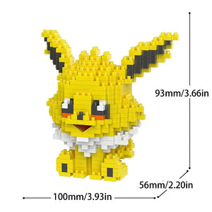 Eevee Evolutions 3D Elemental Micro Building Blocks