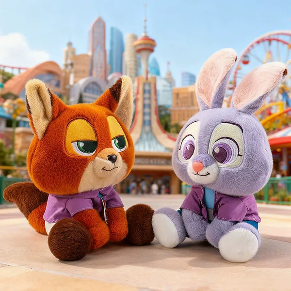 Zootopia Judy & Nick Purple Jacket Plush
