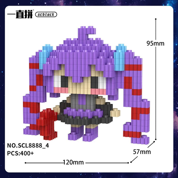 Hatsune Miku Digital Diva SCL8888 3D Chibi Blocks