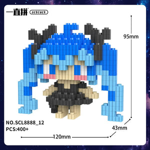 Hatsune Miku Digital Diva SCL8888 3D Chibi Blocks