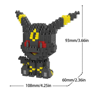 Eevee Evolutions 3D Elemental Micro Building Blocks