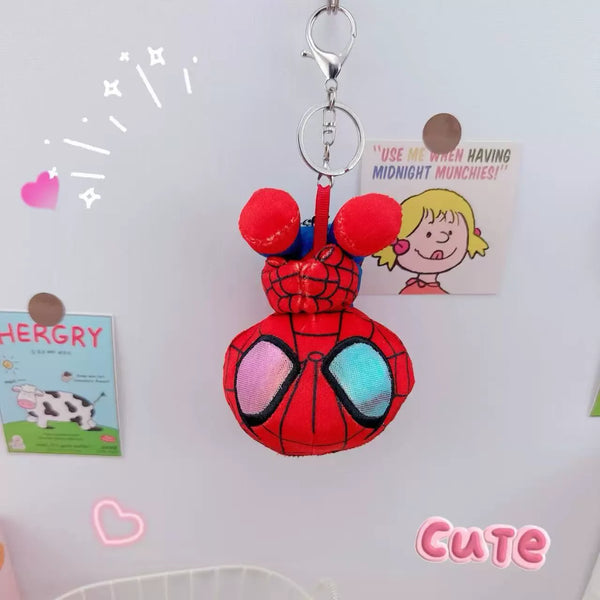 Spider Verse Hero Hugs Plush Keychain