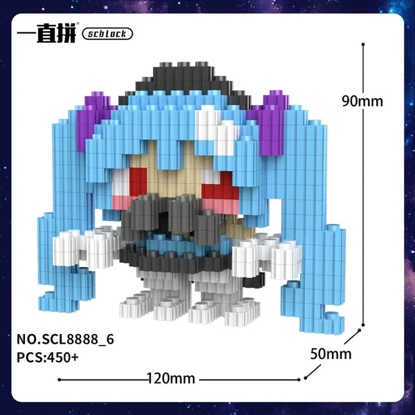Hatsune Miku Digital Diva SCL8888 3D Chibi Blocks