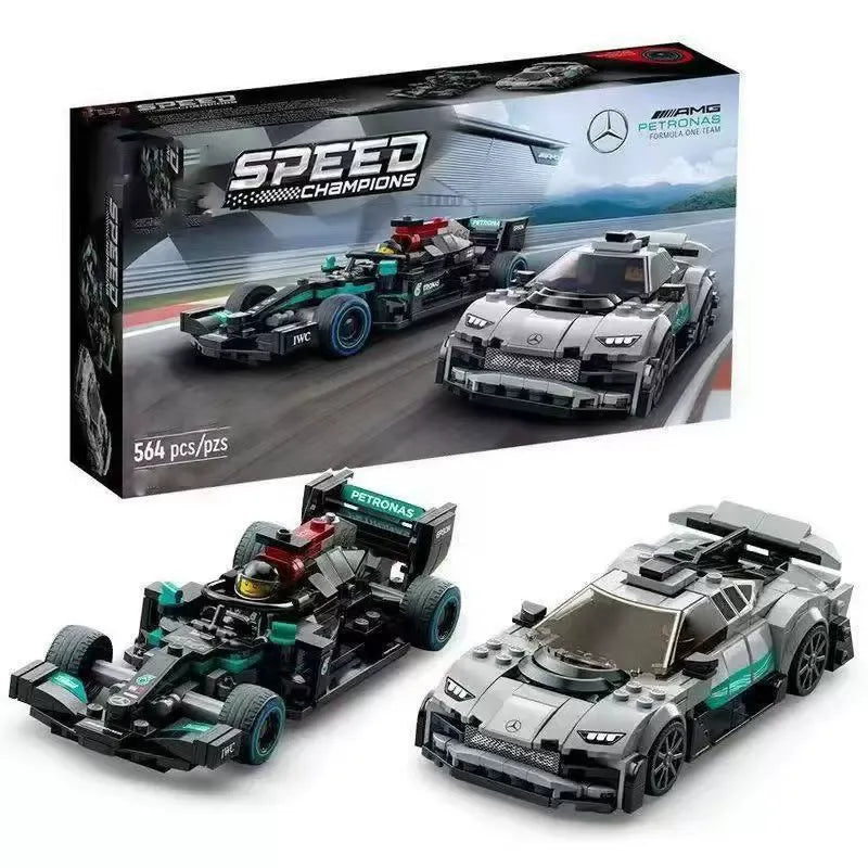 Mercedes-AMG F1 W12 & Project One Speed Champions Blocks (564 Pcs)