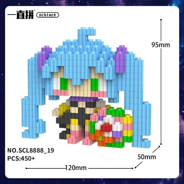 Hatsune Miku Digital Diva SCL8888 3D Chibi Blocks