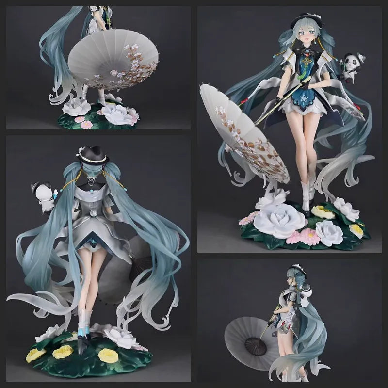 Hatsune Miku Chinese Hanfu Panda Figure