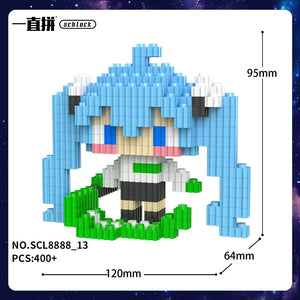 Hatsune Miku Digital Diva SCL8888 3D Chibi Blocks