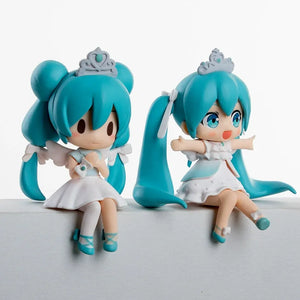 Hatsune Miku Princess & Angel Chibi Sitting Figures (Set of 2)