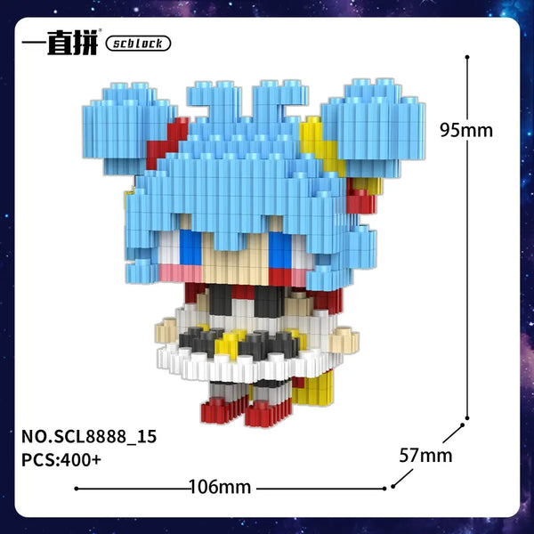 Hatsune Miku Digital Diva SCL8888 3D Chibi Blocks