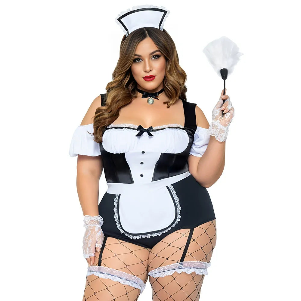 Plus Size French Maid Costume