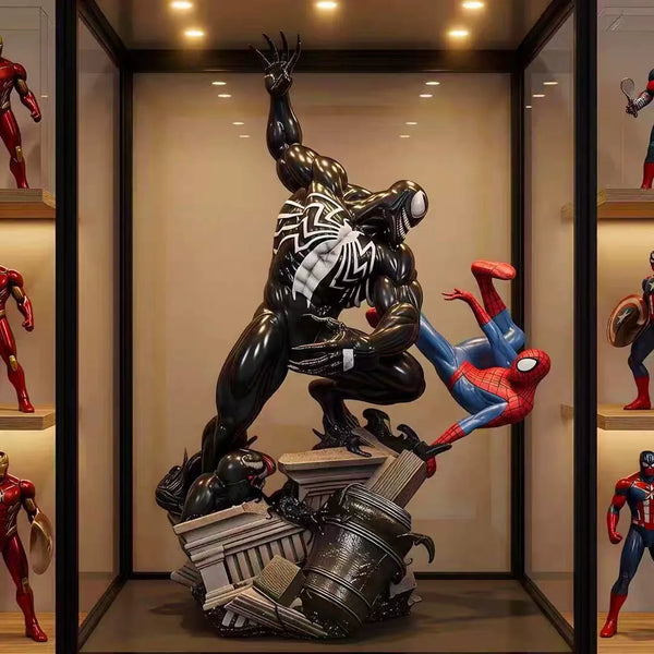 Spiderman vs Venom Battle Scene GK Figure (55 cm)