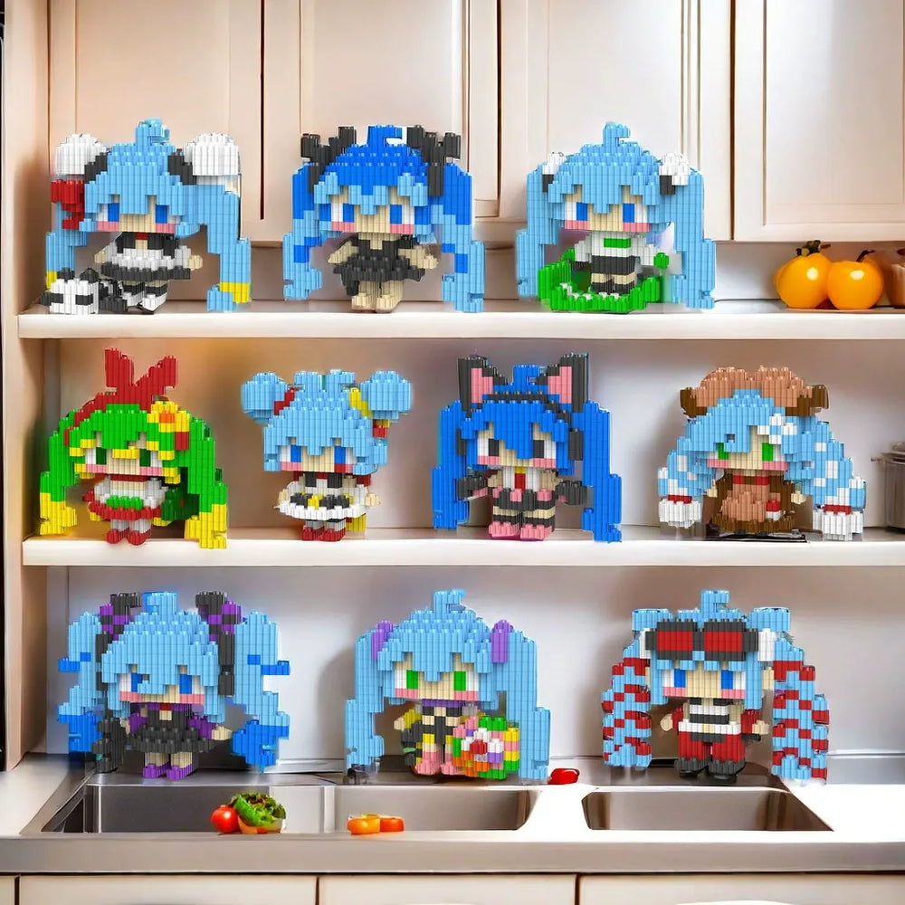 Hatsune Miku Digital Diva SCL8888 3D Chibi Blocks