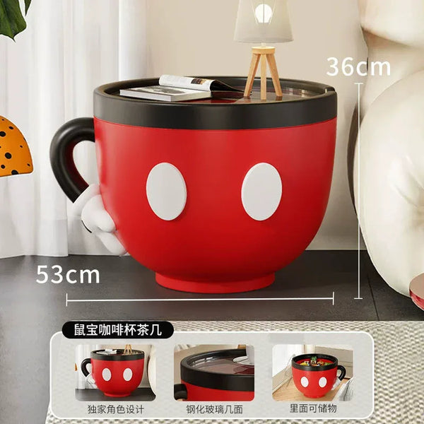 Vintage Mickey Cup Shaped Coffee Table
