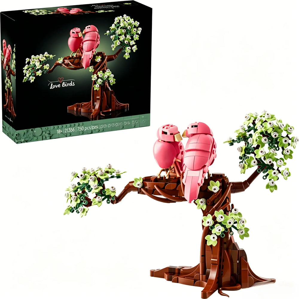 Lovebirds Botanical Tree Building Blocks (750 Pcs)