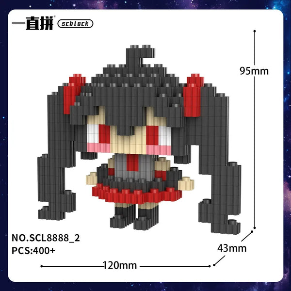 Hatsune Miku Digital Diva SCL8888 3D Chibi Blocks